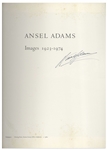 Ansel Adams Signed Copy of His Oversized Photography Book, ''Images 1923-1974''